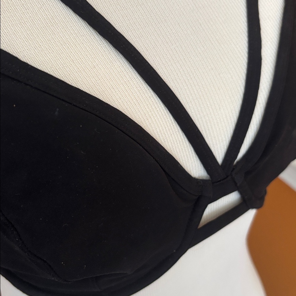 Miss Mandalay UK 32E bikini top strappy EUC - Picture 9 of 14